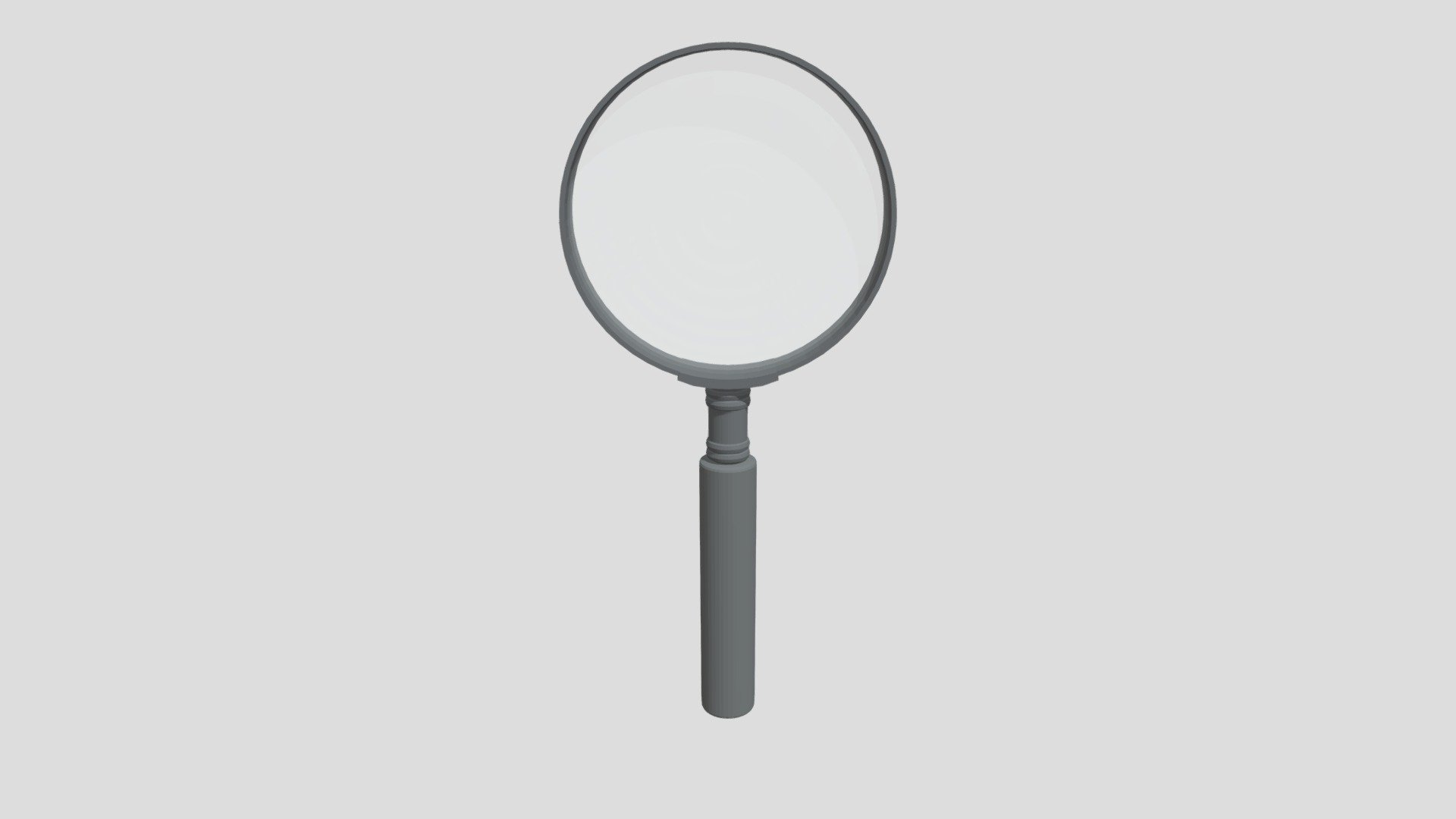 Magnifying glass from Poly by Google Download Free 3D model by