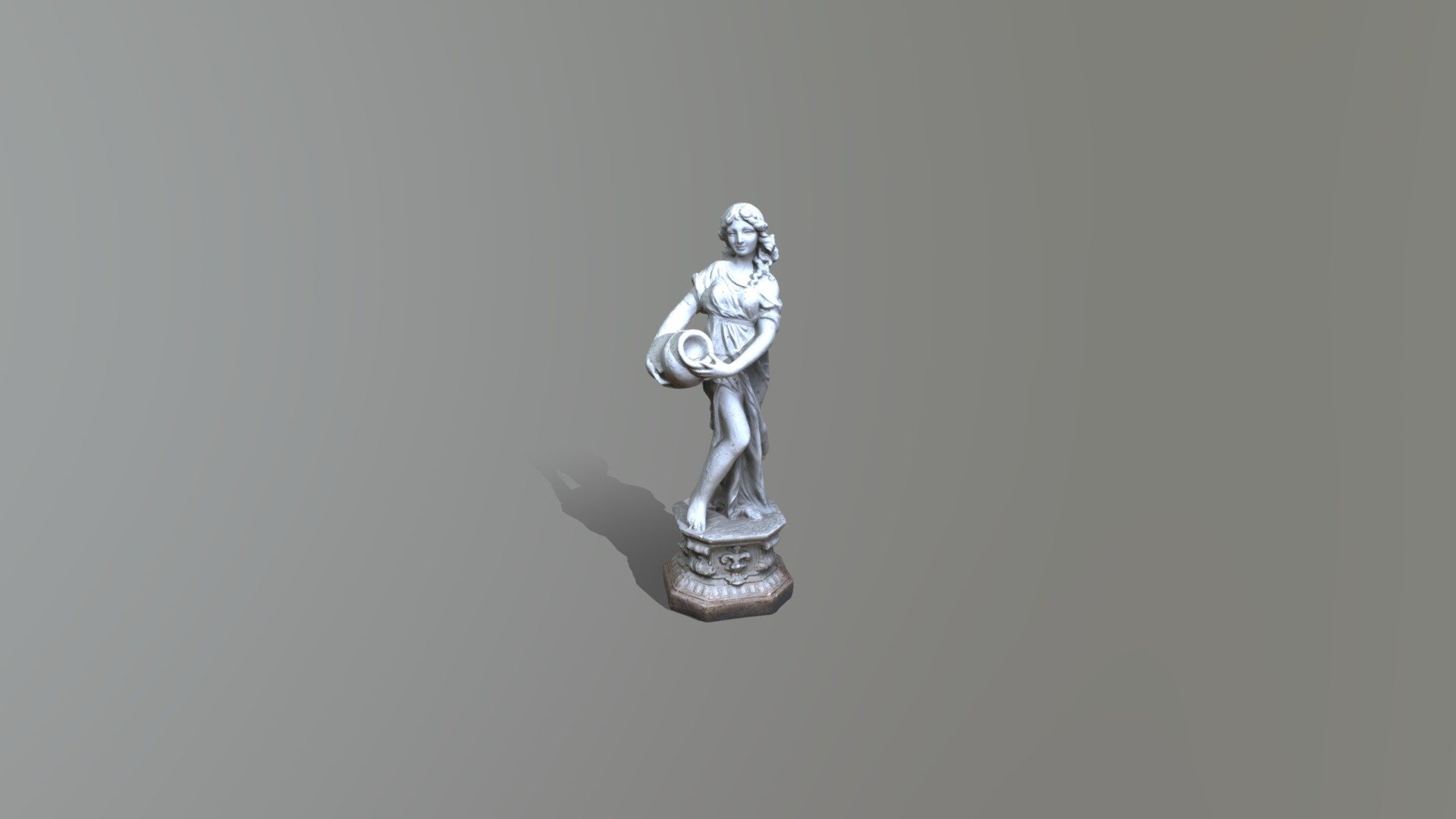 Photogrammetry Statue Blink Animation