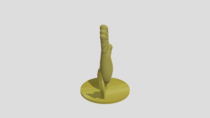 poppy-playtime-trophy-green-hand (1) 3D Model
