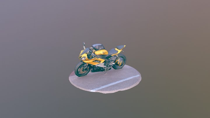 Yamaha R6 Motorcycle Scan 3D Model