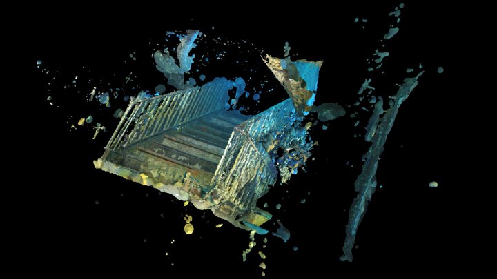 MV KARWELA SHIPWRECK STAIRWAY 3D Model