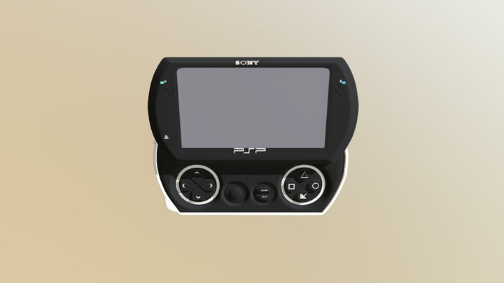Psp Go 3D Model