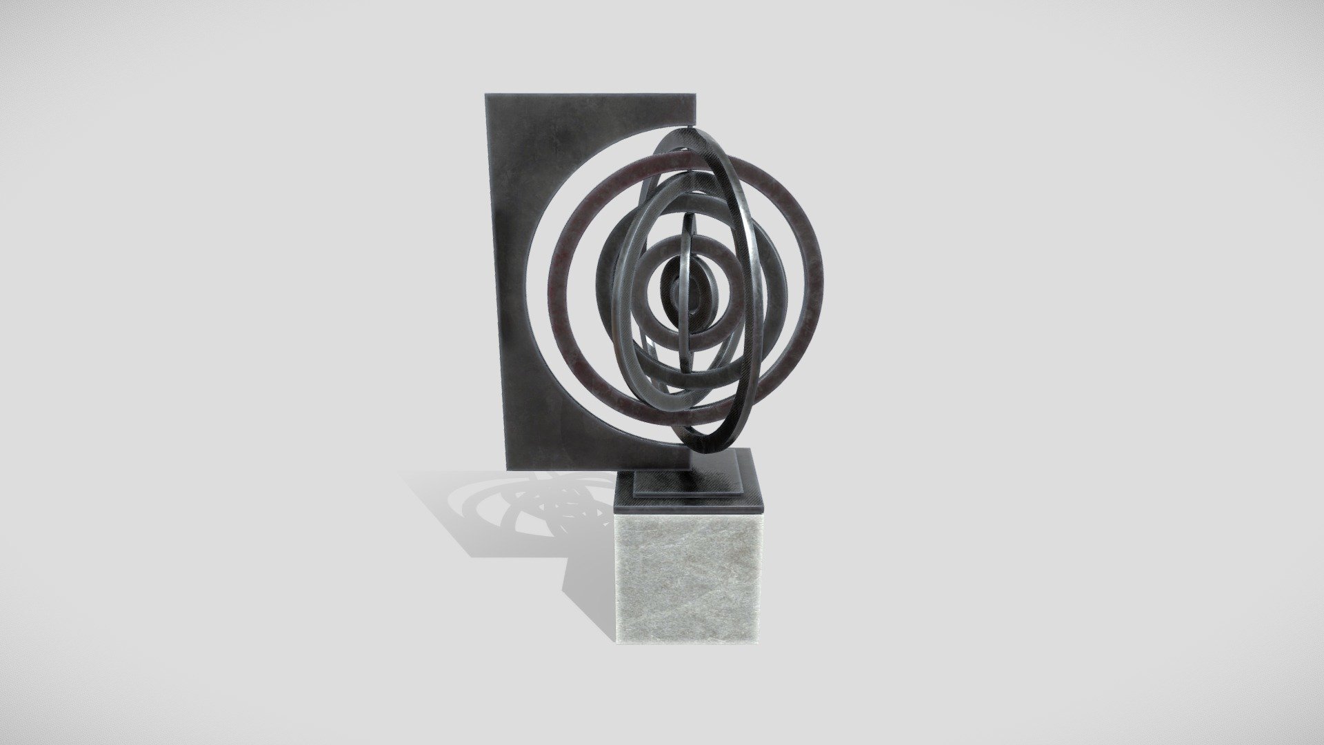 Abstract Metal Art Sculpture 05