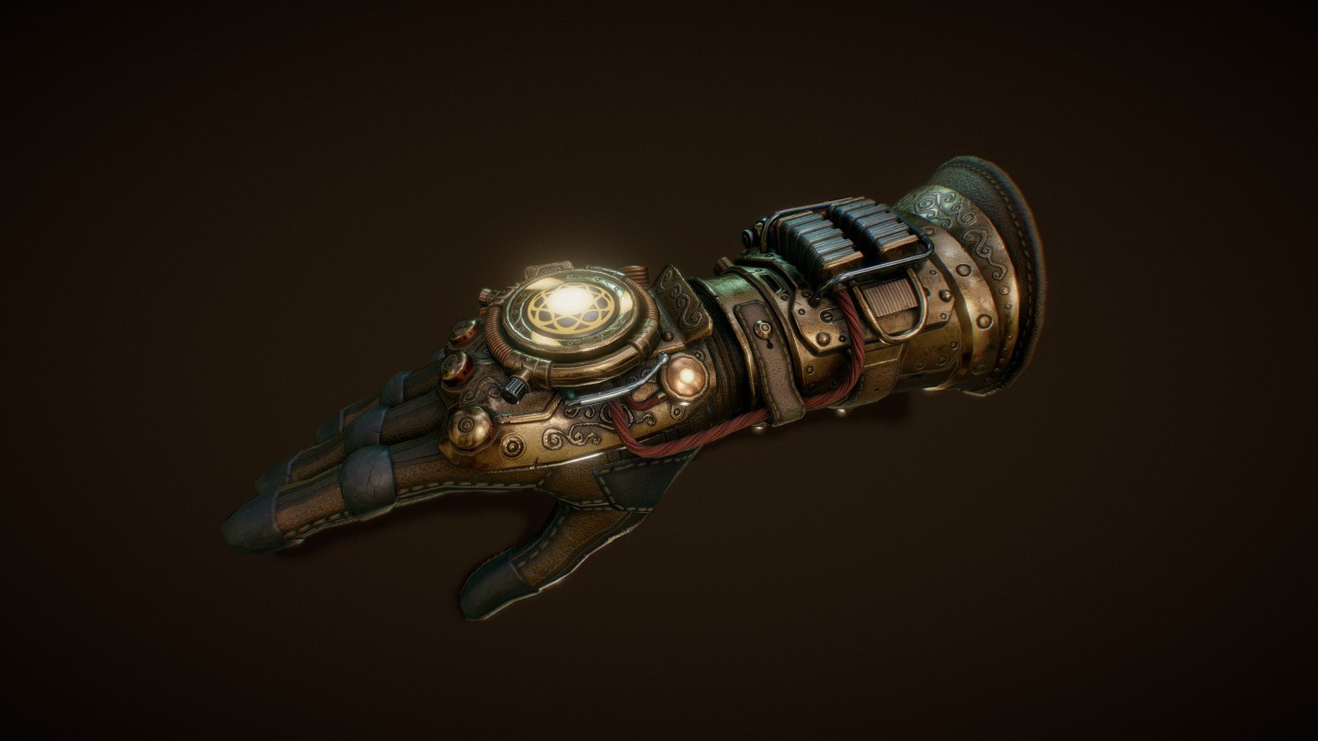 Power Glove 3D model by Réplhka (replhka) [5daabf5] Sketchfab