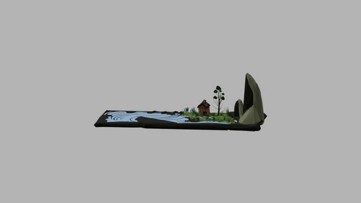 unfinished lake view 3D Model
