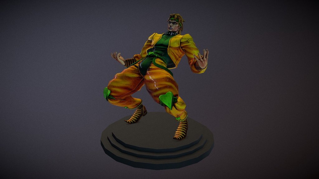 Dio Wry Pose Download Free 3d Model By 38badwolf 38badwolf