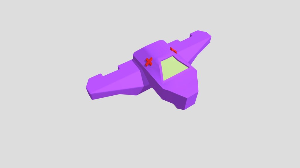 Space ship - Космический корабль (Low poly)