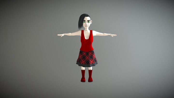 Sarah-SF 3D Model