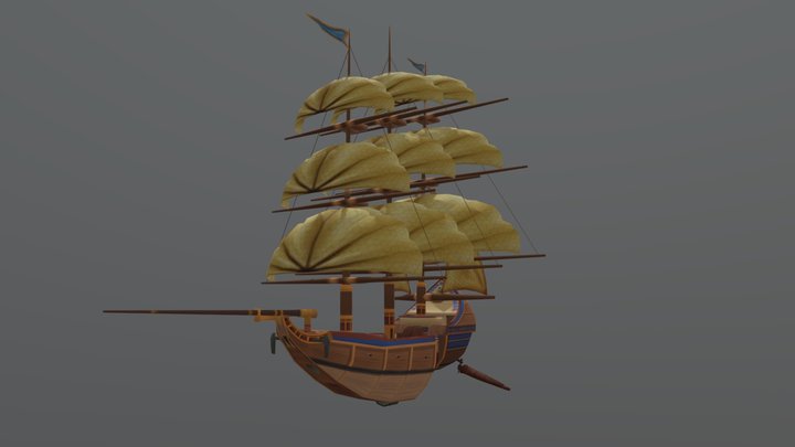 RLS Legacy (Treasure Planet) 3D Model