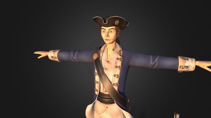 Royal Navy Shipboy 3D Model