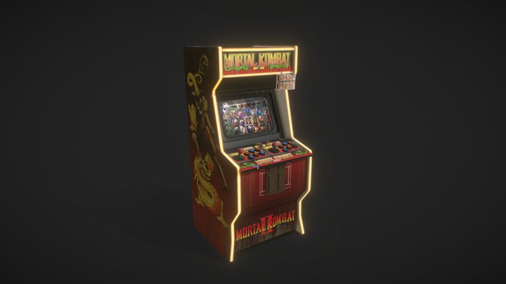 Arcade Machine | Automaping 3D Model