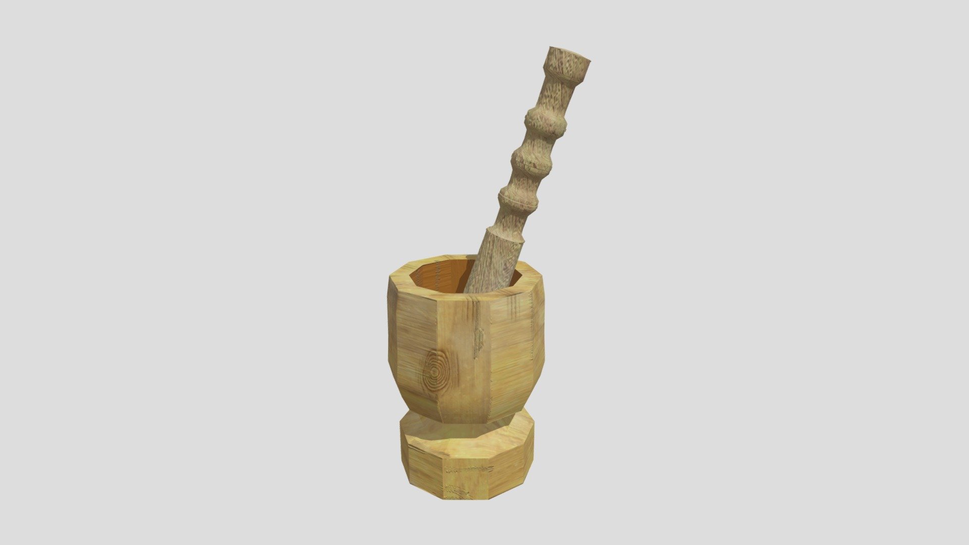 Wooden Mortar