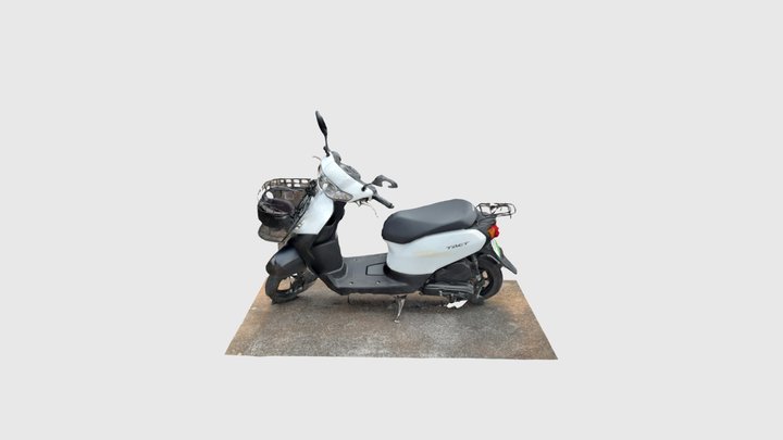西埼灯台 駐車場 3D Model