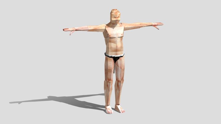 PSX Character (Upstairs) 3D Model