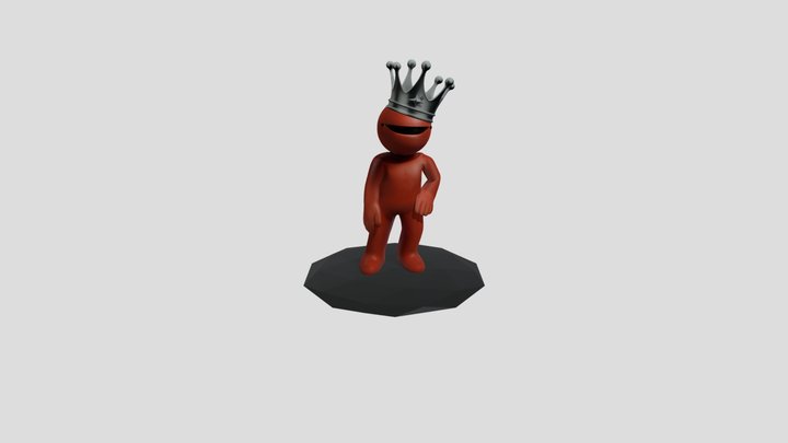 Male Sitting Pose2 3D Model