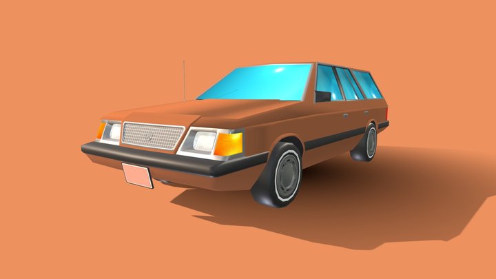 Plymouth Reliant Wagon 3D Model