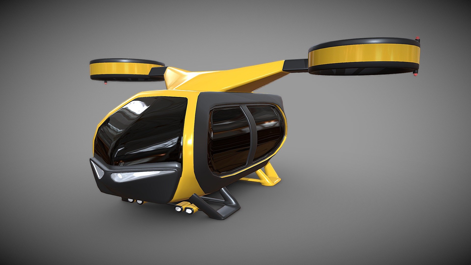 Flying taxi - Buy Royalty Free 3D (@koleos3d) [5db1374]