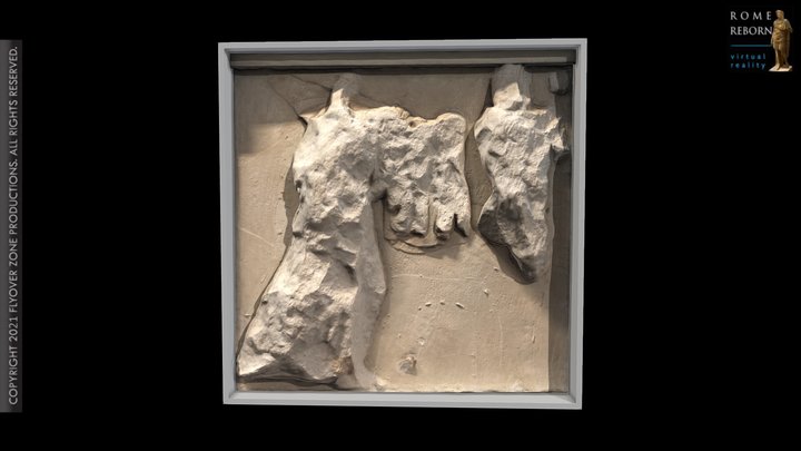 3D rendering of Metope East 12 (Parthenon)