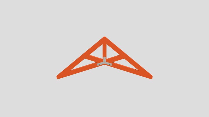 Scissor Truss 1 3D Model