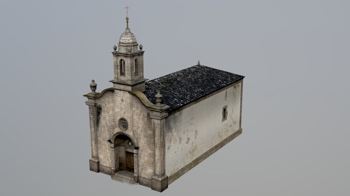 Igrexa do Carme, Lugo (C:S Model) 3D Model