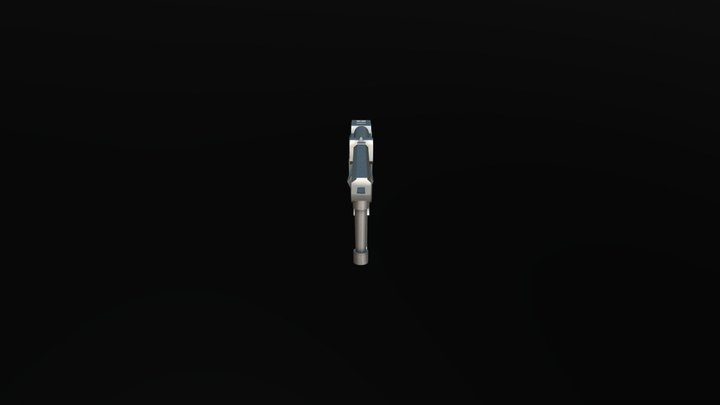 R8 9mm SMG 3D Model