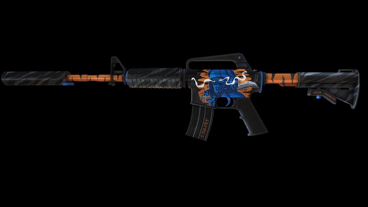 M4A1-S | NINJA WARRIOR by MADMACK 3D Model