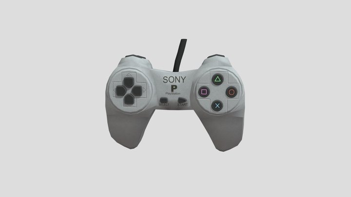 PS Controller 3D Model