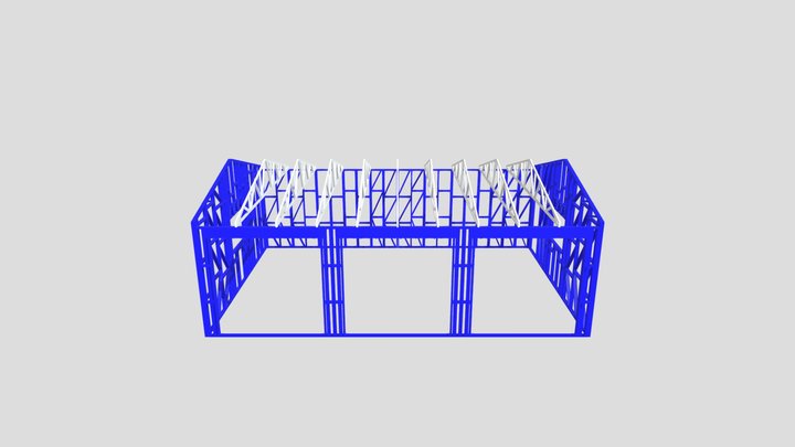 9x6 Shed 3D Model