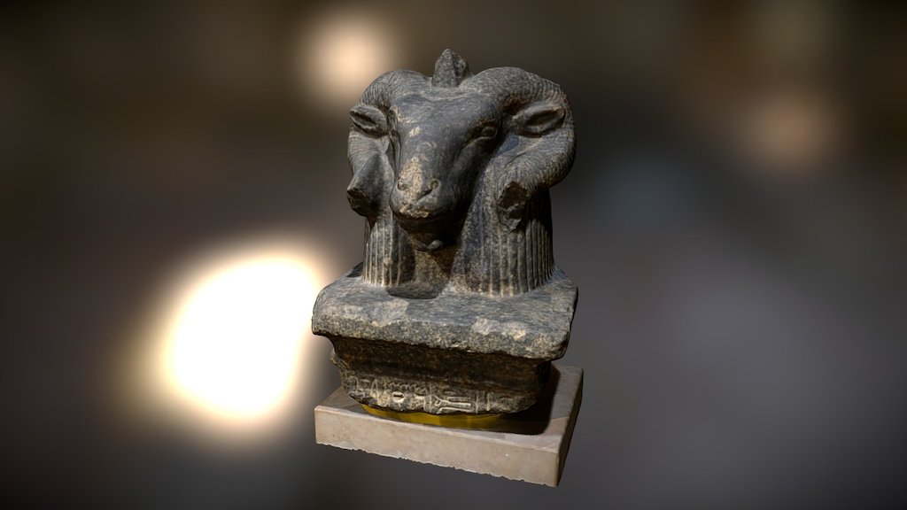 Ram´s head Download Free 3D model by Geoffrey Marchal