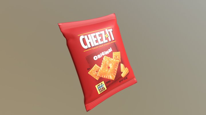 Cheez It Crecker 3D Model