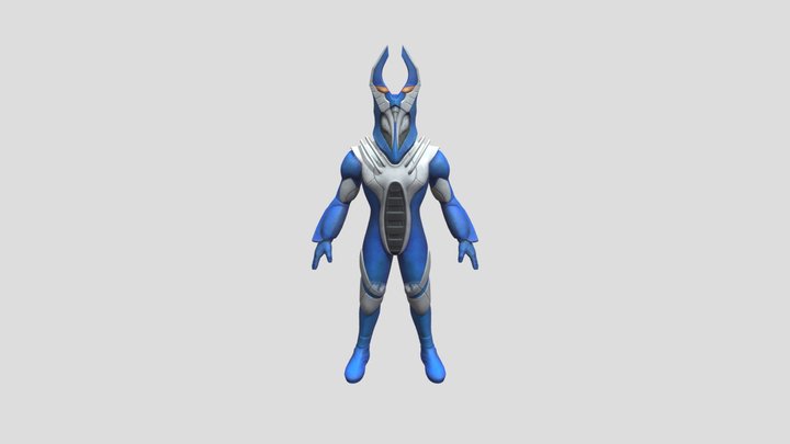 Reiblood Alien 3D Model