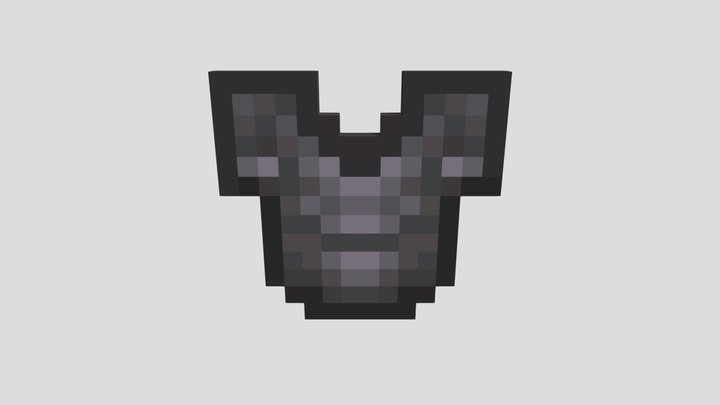 Netherite Chestplate 3D Model