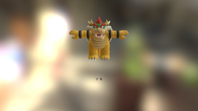 Wii U - Mario Kart 8 - Bowser 3D Model