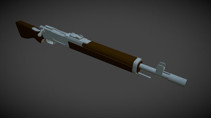 ZK-1902 Rifle [Updated HD model] 3D Model