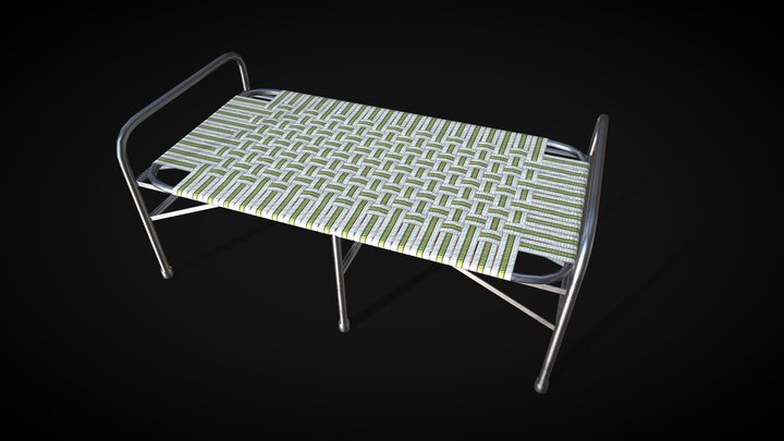 Indian Bed (Charpayi) 3D Model