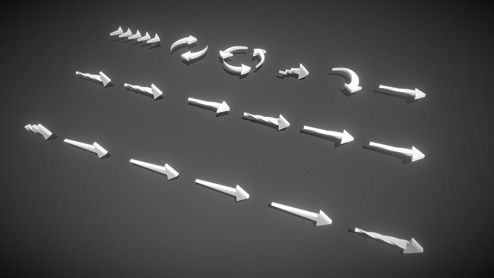 Arrows - Buy Royalty Free 3D model by Zhang Shangbin ...