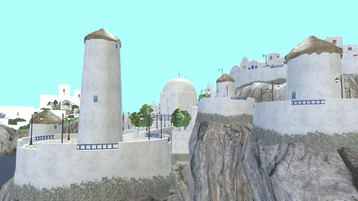 Sonic Unleashed - Apotos Entrance Stage 3D Model
