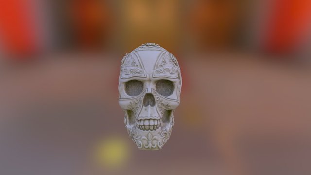 Skull Ashtray 3D Model