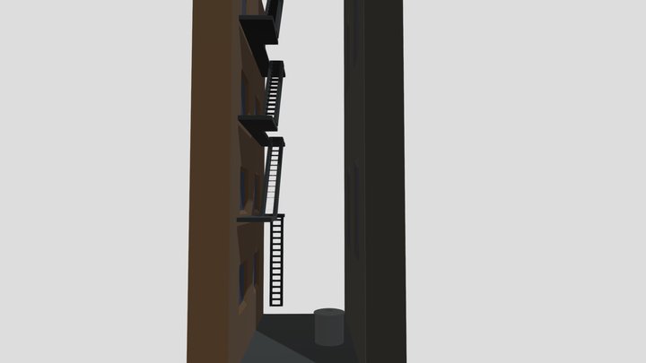 Dense Alleyway – Modello 3D gratuito STL