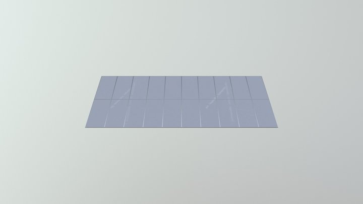 Solar Panels Module 3D Model