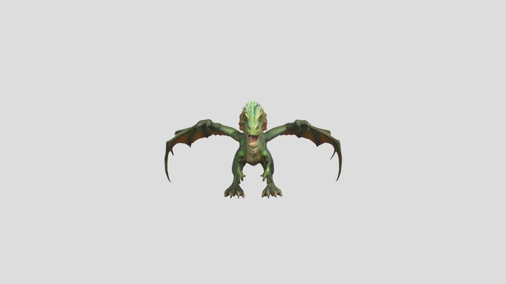 Raptor dragon 3D Model