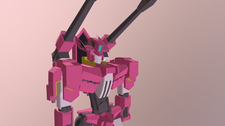 Gundam Flauros (not rigged or finished) 3D Model