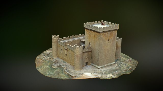 Castle Villalonso (Zamora, Spain) 3D Model