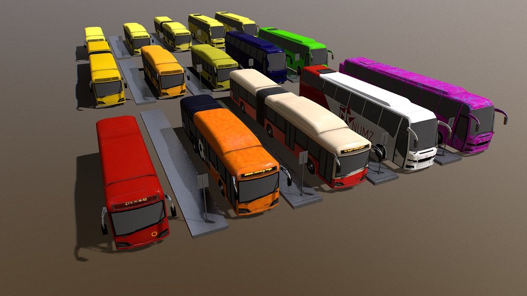 Low Poly Vehicle Mini Pack 3