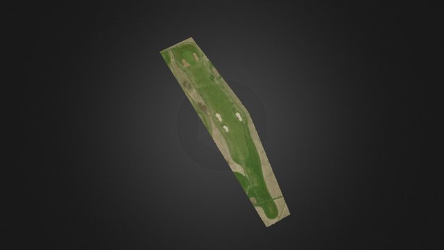 13:e hålet på Allerums golfbana 3D Model