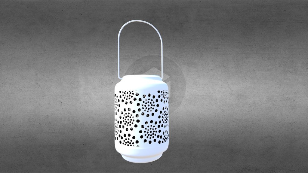 Flower Cut Out Lantern