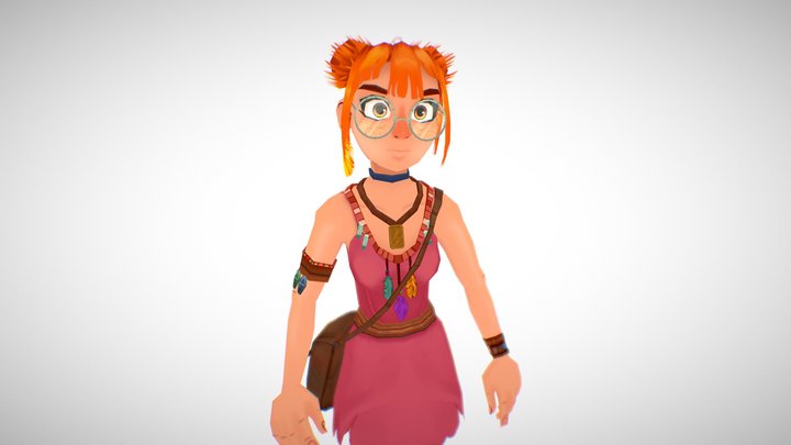 Fire Eye Walking - Secret of Evermore 3D Model