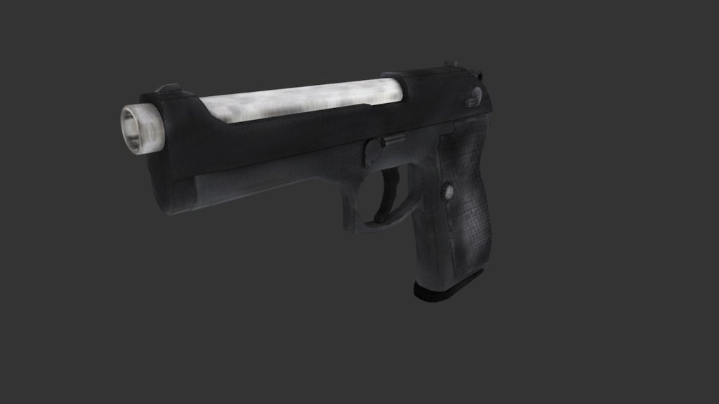 Low Poly Pistol