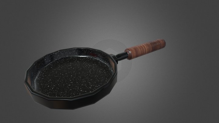 Frying Pan - 3D Model – Modello 3D gratuito STL