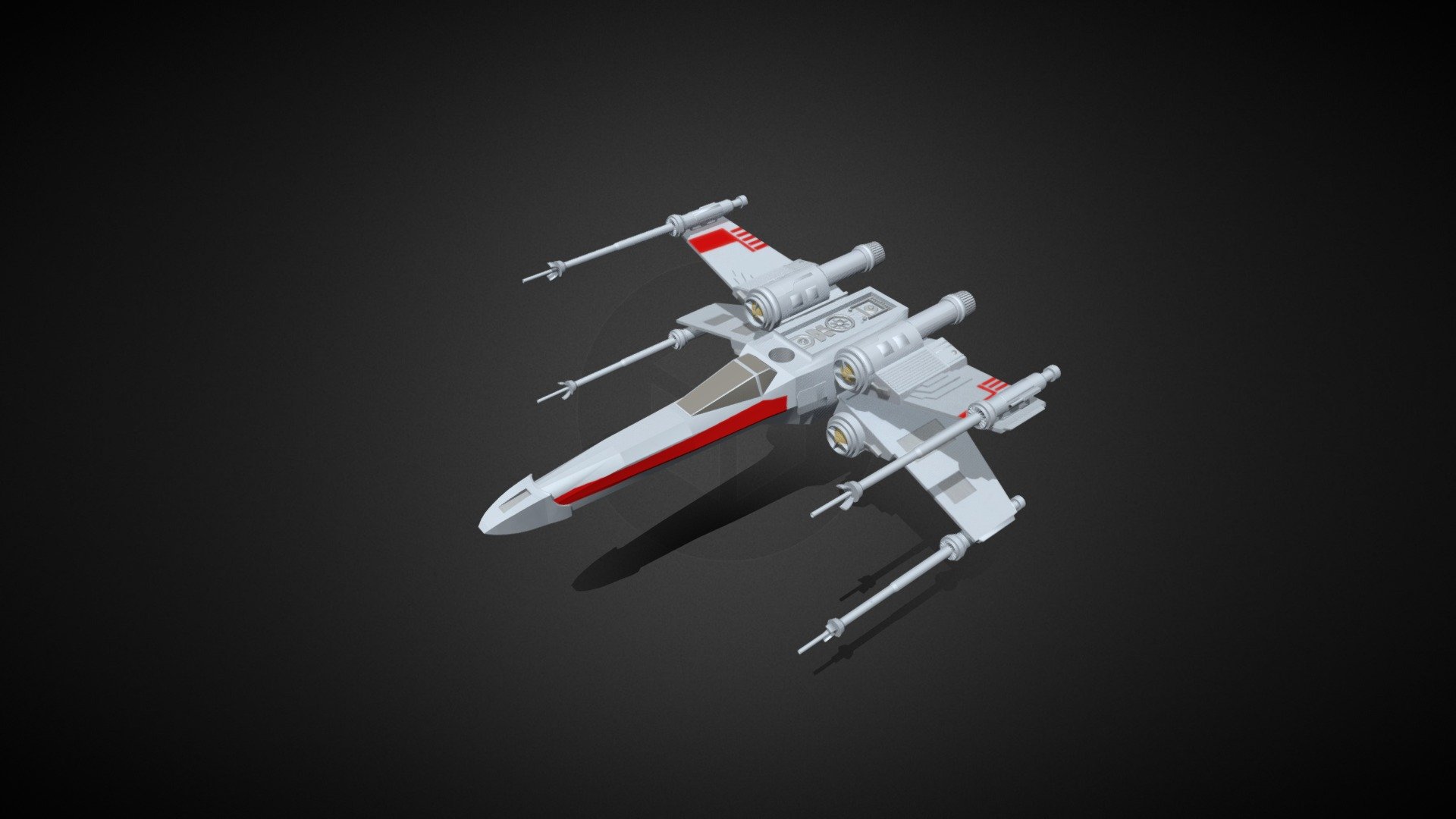 X- Wings - Download Free 3D model by perceval-66 [5dc24fd] - Sketchfab